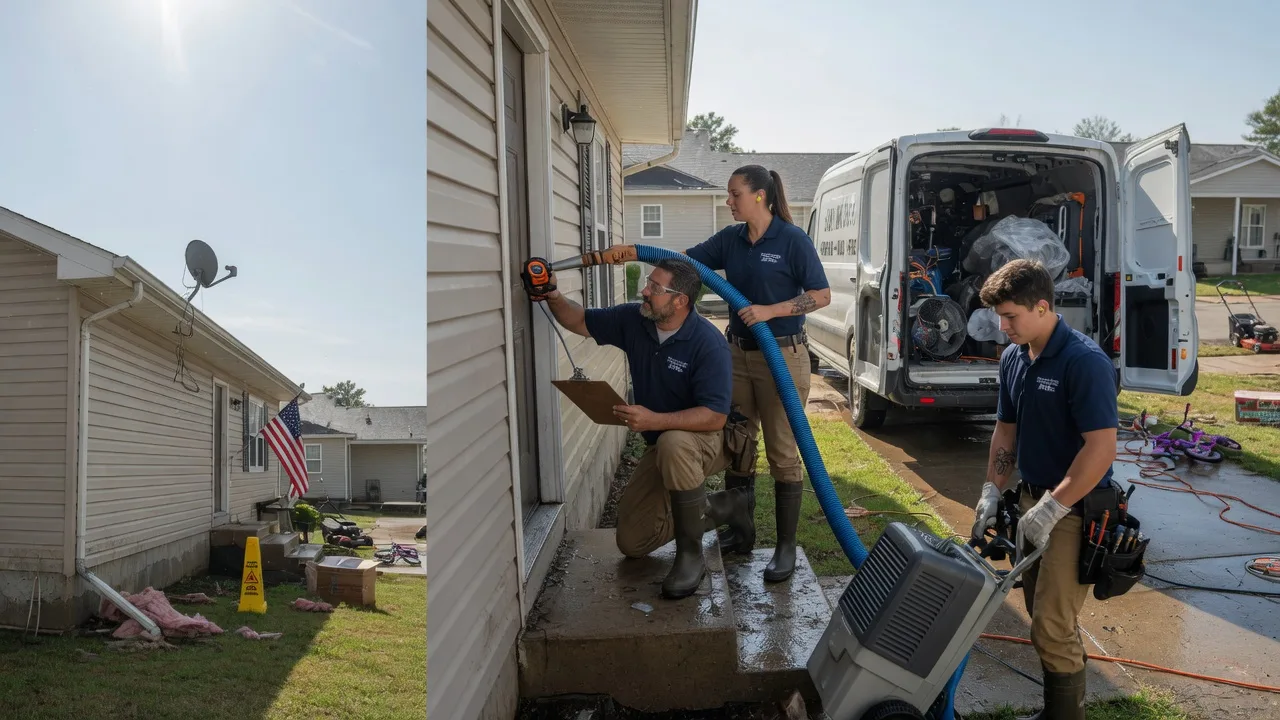 Ceiling Water Damage Restoration in Humboldt, IL near me